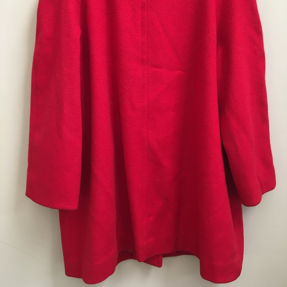 SOLD ELSEWHERE - 1950s/60s Vintage D'Allards 100% Wool + Black Trim Jacket/Coat - Picture 6 of 9